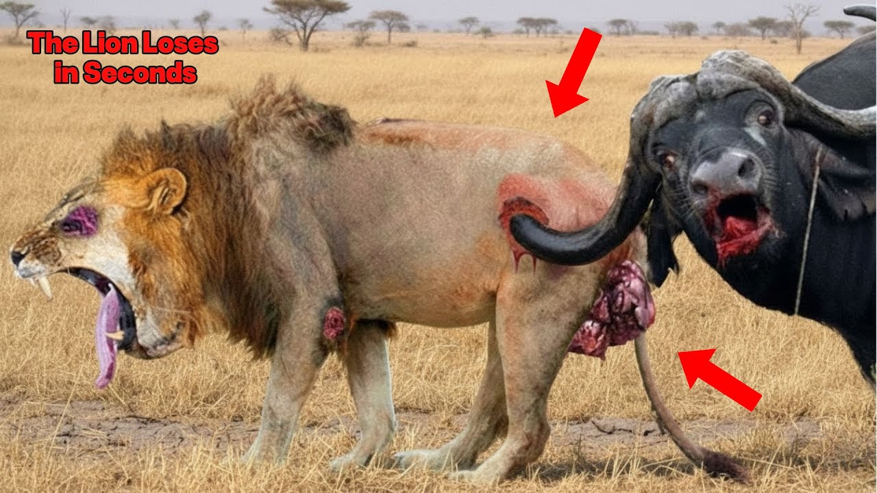 Cape Buffalo Flips The Tables in a Deadly Confrontation - Wild Nature