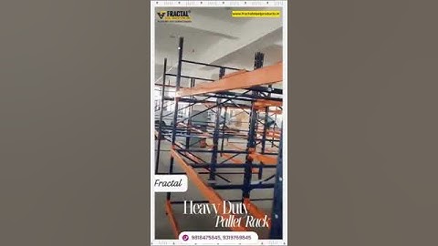 Heavy duty pallet racks