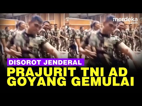 Prajurit TNI AD Asyik Goyang Gemulai, Jenderal Buka Suara