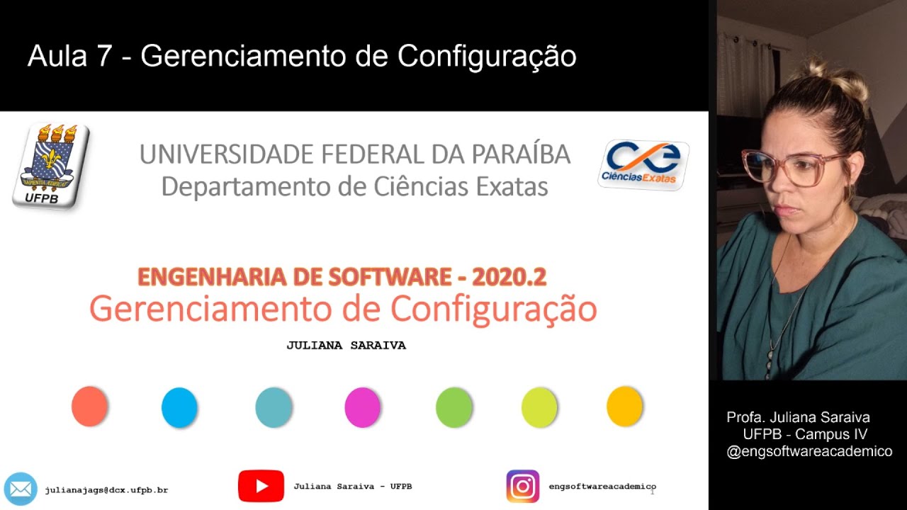 ENGENHARIA DE SOFTWARE - AULA 07. Gerenciamento de Configuração