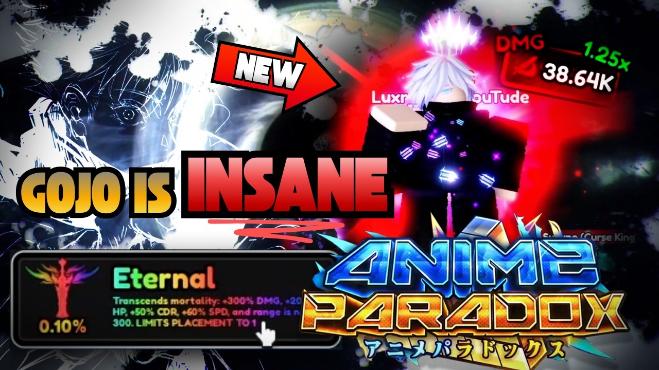 FINALLY Got GOJO in Anime Paradox 12+ HOURS? | #roblox