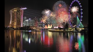 SINGAPORE FIREWORKS NEWYEAR 2019 (FULL HD) - Meriahnya Kembang Api di Singapura