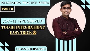 Integration Trick You Must Know! 🔥 | Class 12 Maths 2025 | ∫ 1/[x√(x⁶−1)] dx