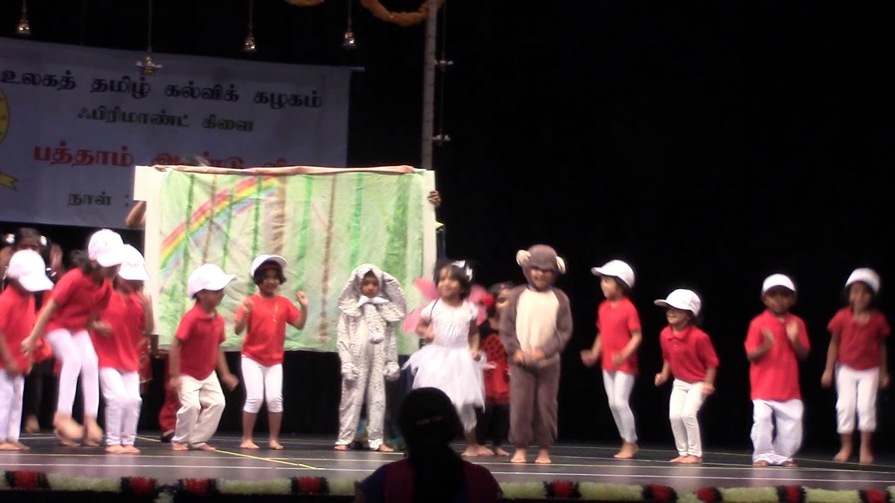 2014 Kavya's First Performance Tamil School dance YouTube