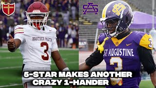 They completed every pass and put up almost 500 yards!! 🔥🔥 || St. Augustine vs. Brother Martin