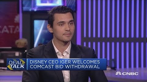 Disney CEO Iger welcomes Comcast bid withdrawal | Street Signs Europe