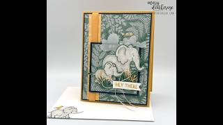 Stampin Up//Safari Smiles//Fern & Flora 3D Embossing Folder//Moonlit Flora DSP//May-Aug 2026