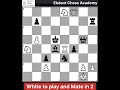 #MateIn2 #ChessPuzzle 61 #ChessProblem #ChessTactic #Excercise#Sacrifice #DailyPuzzle #ChessStrategy