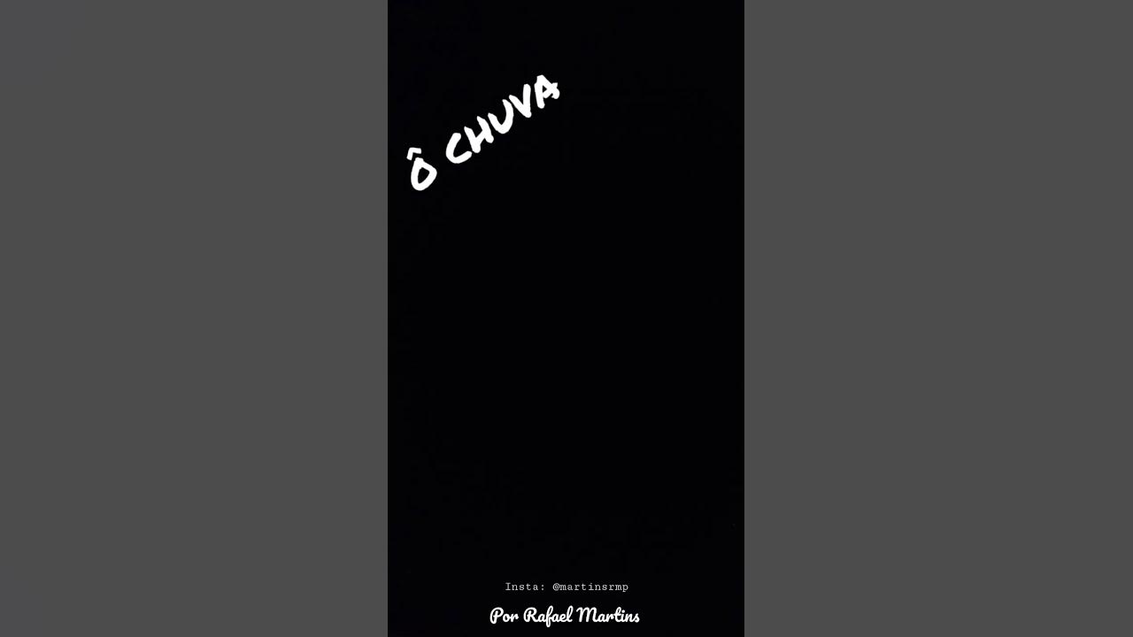 oh, chuva ! - Falamansa Interpretada por Rafael Martins.