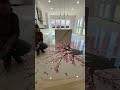 Cherry blossom floor installation