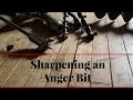 How to Sharpen an Auger Bit For a Brace and Bits
