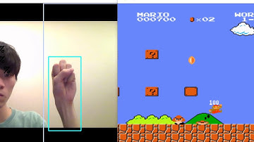 Super Mario Bros. with gesture