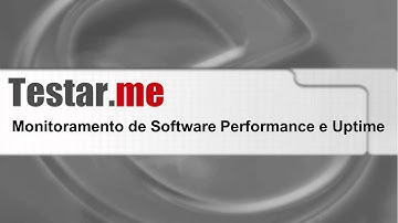 Teste de Software e Teste de Performance - Testar me