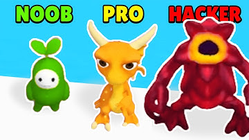 🤢 NOOB vs 😎 PRO vs 😈 HACKER - Monster Evolution | Download App Store APK