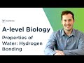 Properties of Water: Hydrogen Bonding | A-level Biology | OCR, AQA, Edexcel