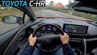 2024 Toyota C-HR 1.8 HYBRID 140 HP POV TEST DRIVE