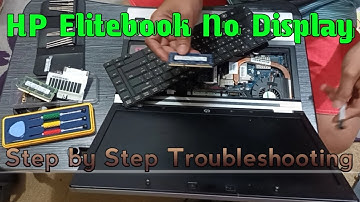 HP Elitebook, No Display Problem || Troubleshooting TECHNIQUES