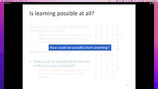 Machine Learning: Lecture 3a: Supervised Learning - The Setup (continued)