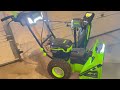 The NEW Greenworks 60V 2 Stage snow blower!