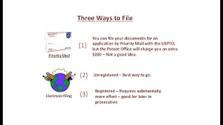 Don Boys on 3 Ways to File a Patent Application from Central Coast Patent Agency