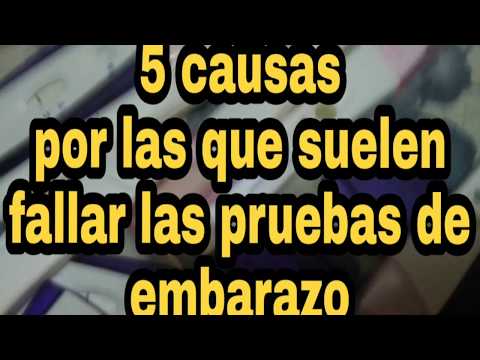 Vídeo: ¿Puede Ser Incorrecta Una Prueba De Embarazo?