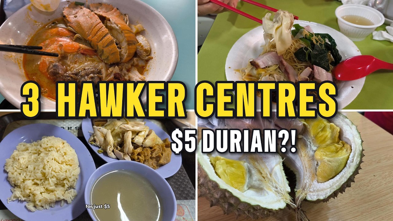Eating Through Singapore's Best Hawkers (Including a $5 Durian?!)