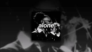 Burna Boy, Alone | slowed + reverb | Resimi