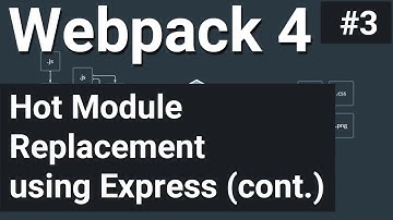 Hot Module Replacement with an Express Server (cont.) #3 - Webpack 4