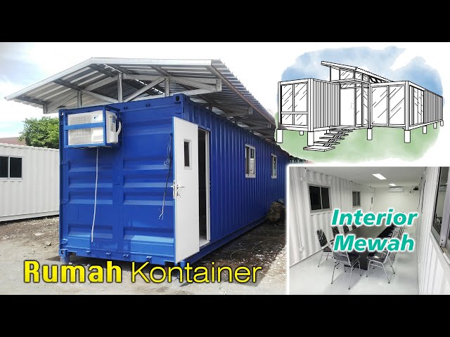 Awesome House Made from Shipping Container Surabaya Indonesia class=
