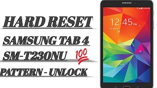 Samsung Tab 4 SM-T230NU Hard Reset #mamobilefix #samsung