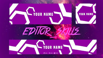 Banner Twitter Header & Avatar Template #1