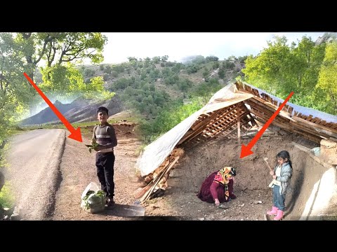 From misfortune to victory: Fatemehs brave attempt to build a hut in the absence of her mother