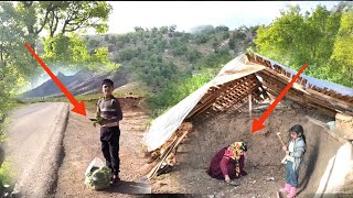 From misfortune to victory: Fatemeh's brave attempt to build a hut in the absence of her mother
