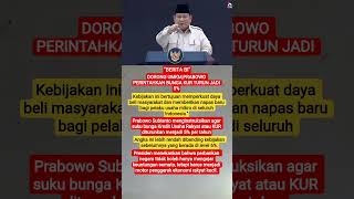 Dorong UMKM, Prabowo Perintahkan Bunga KUR Turun Jadi 5%