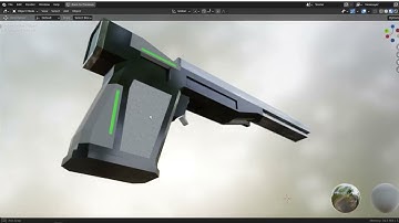 Starship Weapon Presentation for the VR Metaverse Blender game map