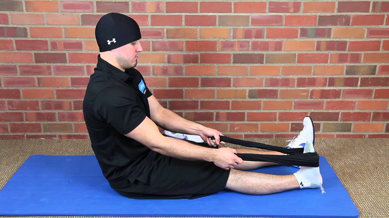 Calf Stretch with Band 