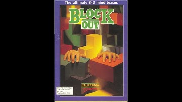 Blockout - PC DOS - Gameplay Up to Gameover