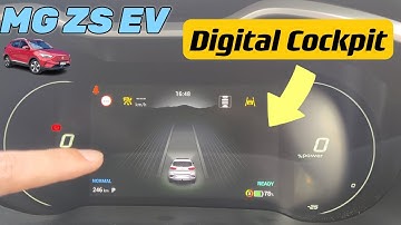 NEW 2023 MG ZS EV -- Digital Cockpit / Driver Dashboard Function Explained -- User Manual