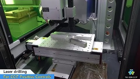 Laser drilling of CCIT positive controls in pharmaceutical packaging integrity test