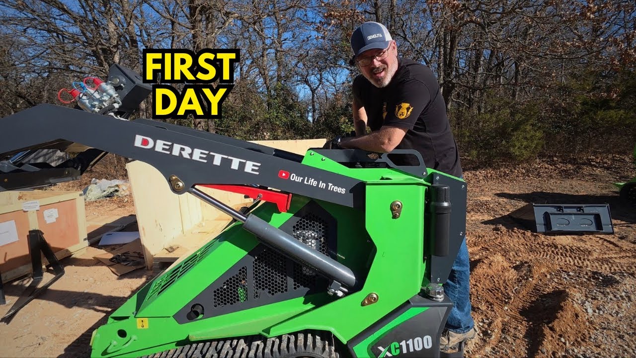 First Day With the Derette XC1100… Uncrating a TON of Attachments