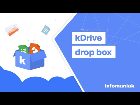 kDrive drop box: how to securely request large files