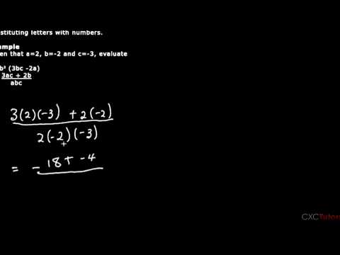 Algebra Substitution And Finding The HCF | Educational Portal | Algebra | Examples In Mathematics |
