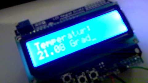 Arduino - LCDShield and LM335Z Temperature Sensor