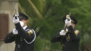Memorial Day services held despite rain, pandemic