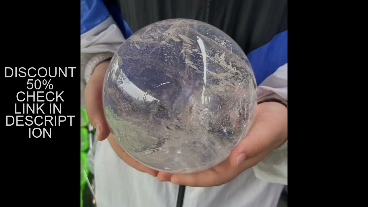 High Quality Natural Crystal Ball Clear Quartz Energy Healing Stone Meditation for Home Decoration F