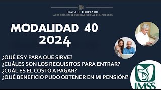 QUE ES MODALIDAD 40 - PARA QUE SIRVE?