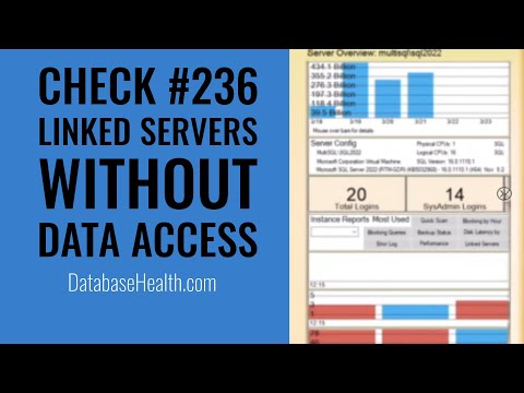 Quick Scan Check - Linked Servers Without Data Access