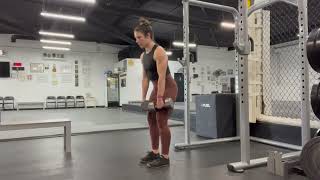 Dumbbell Romanian Deadlift RDL Demo