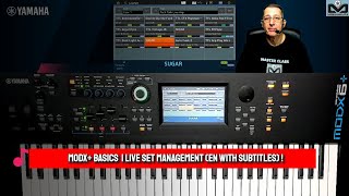 Understand Live Set management and editing - Yamaha MODX+, MODX & Montage