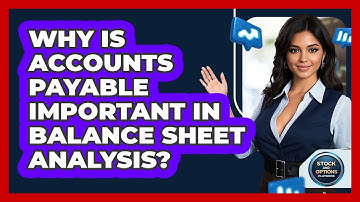 Why Is Accounts Payable Important In Balance Sheet Analysis? - Stock and Options Playbook
